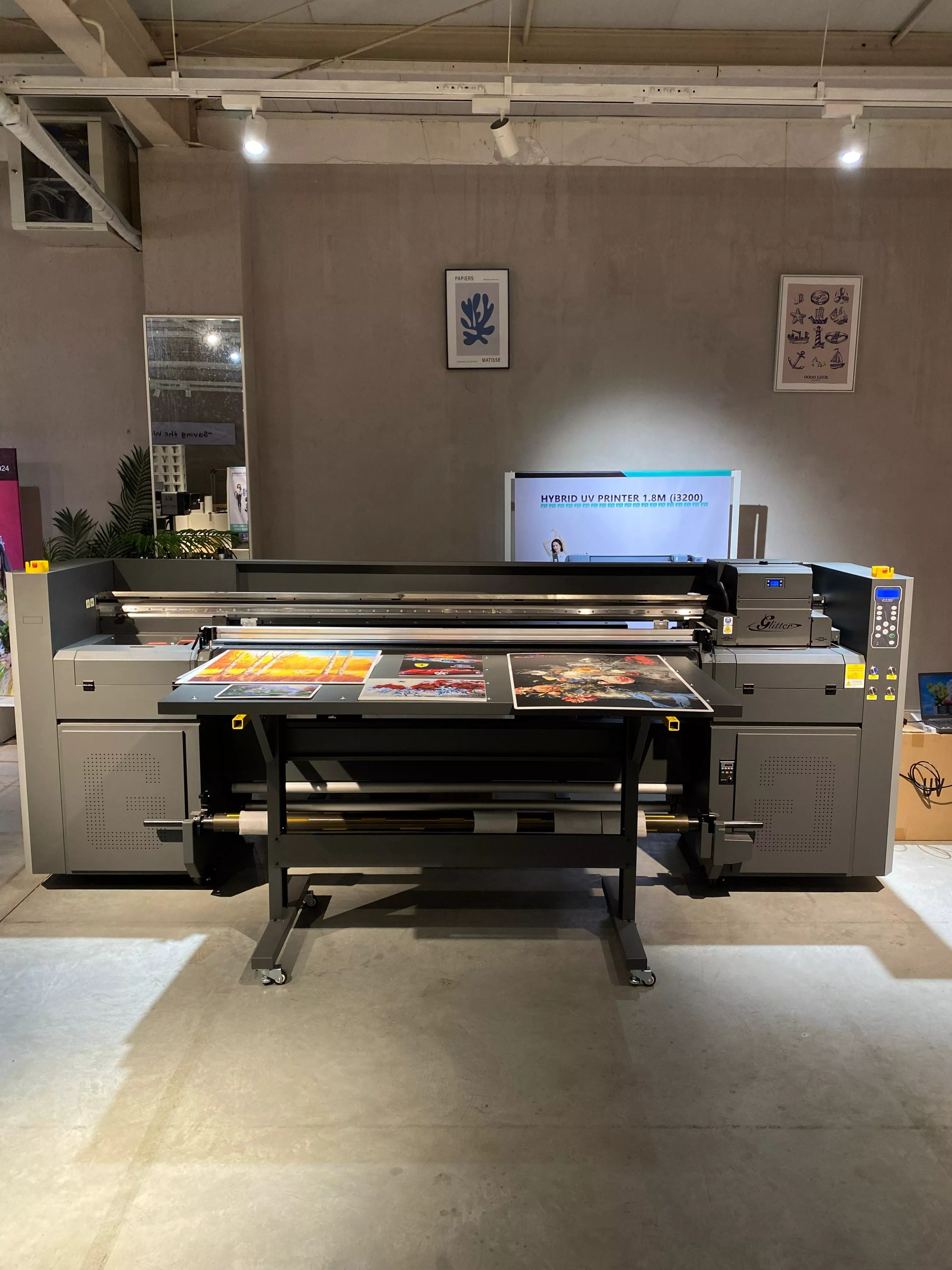 Glitter Hybrit 1804UV i3200 Dijital Baskı Makinesi